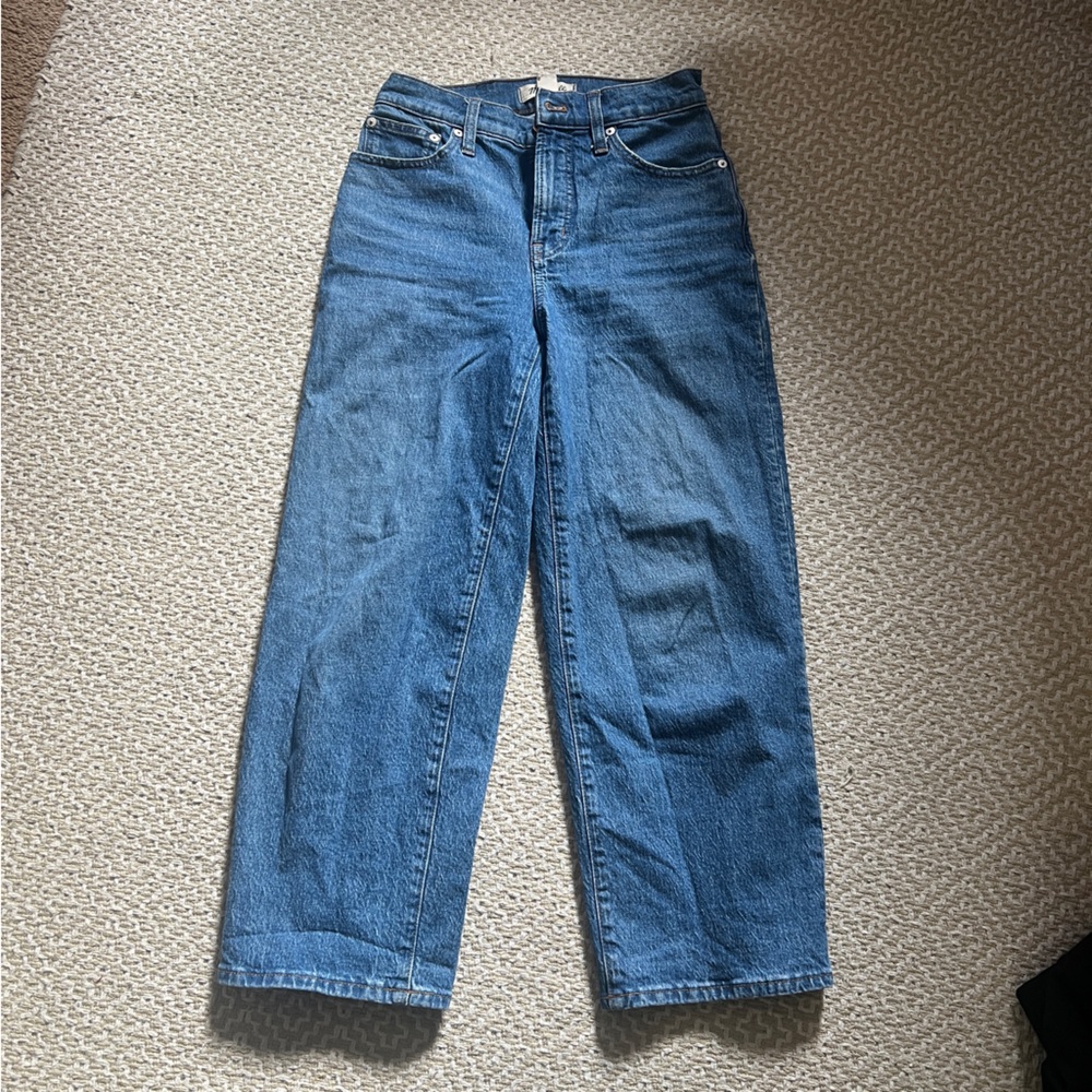 The Perfect Vintage Wide-Leg crop Jean